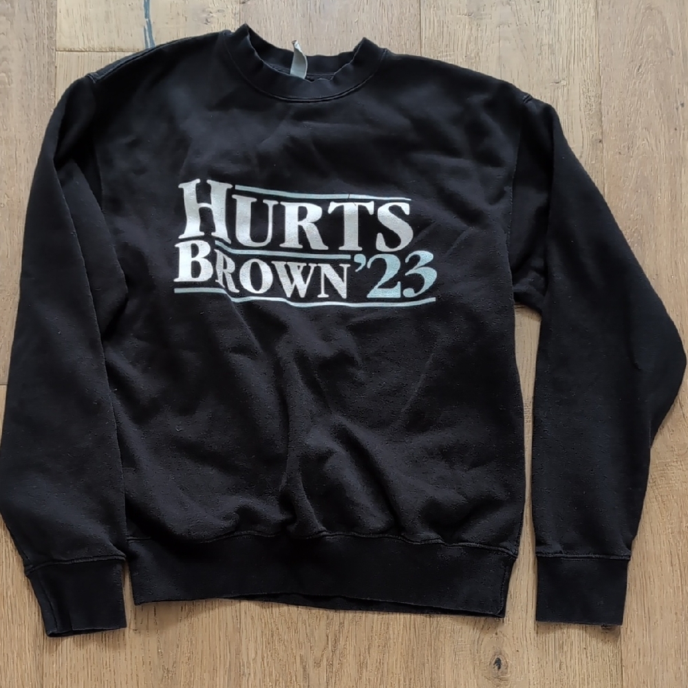 Philadelphia Eagles Hurts Brown Crewneck